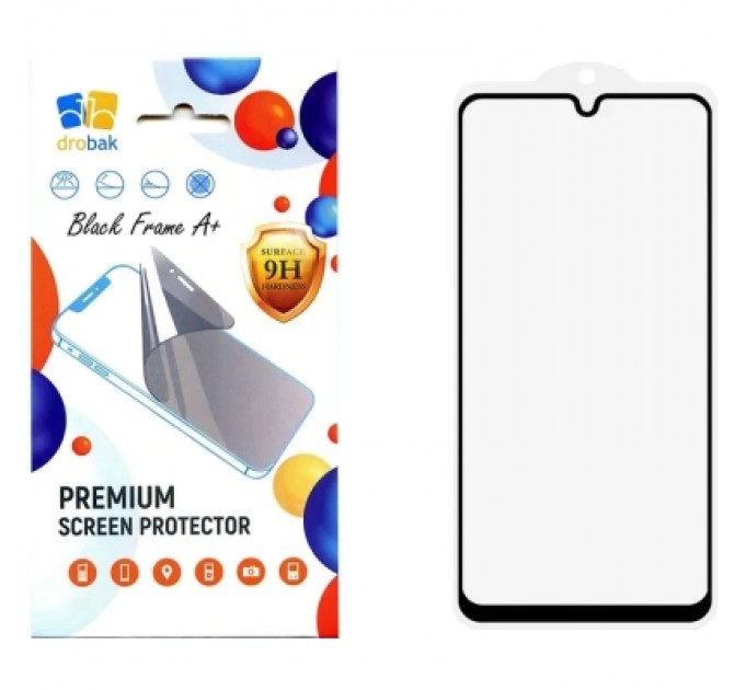 Drobak Скло захисне Drobak Xiaomi Redmi A3 Black Frame A+ (383889)