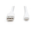 Digitus Дата кабель USB 2.0 AM to Lightning 2.0m 12W white Digitus (AK-600108-020-W)