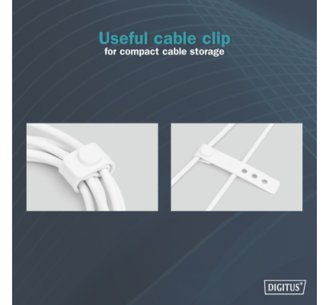 Digitus Дата кабель USB 2.0 AM to Lightning 2.0m 12W white Digitus (AK-600108-020-W)