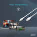 Digitus Дата кабель USB 2.0 AM to Type-C 1.0m 60W white Digitus (AK-300340-010-W)