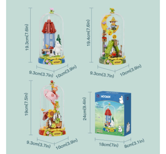 Pantasy Конструктор Pantasy Moomin - Spring of Moominvalley (87202)