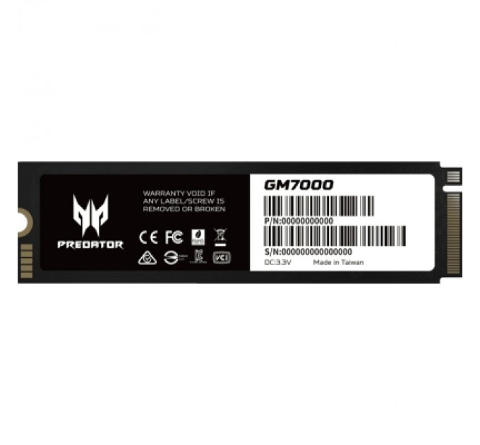 Acer Predator Накопичувач SSD M.2 2280 512GB GM7000 Acer Predator (BL.9BWWR.104)