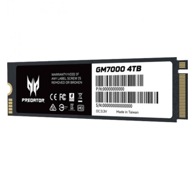 Acer Predator Накопичувач SSD M.2 2280 4TB GM7000 Acer Predator (BL.9BWWR.107)