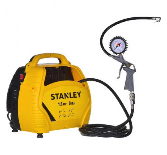 Stanley Компресор Stanley AIR KIT, 180 л/хв, 1.1 кВт, 6,1 кг (AIRKIT)