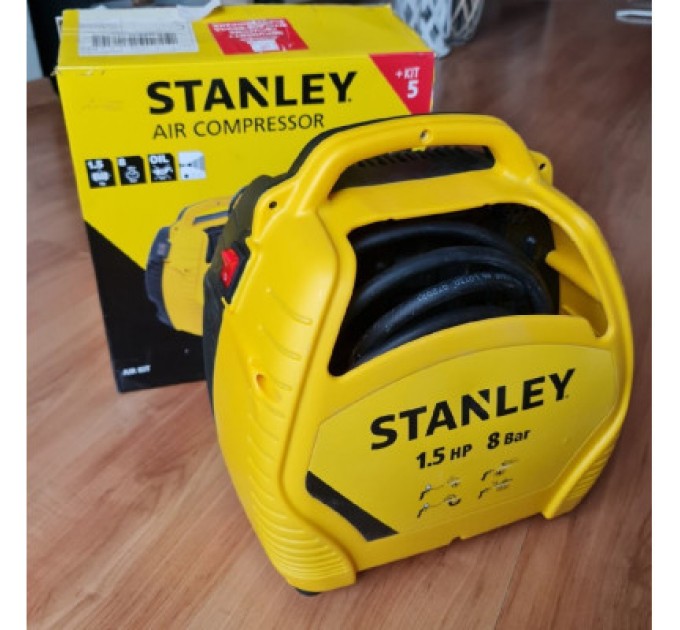 Stanley Компресор Stanley AIR KIT, 180 л/хв, 1.1 кВт, 6,1 кг (AIRKIT)