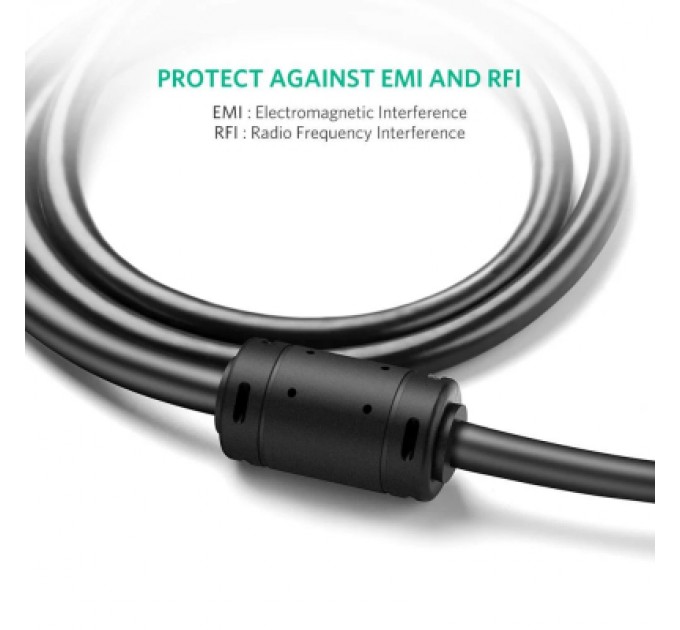 Ugreen Кабель мультимедійний VGA M to VGA M 3.0m VG101 black Ugreen (11631)