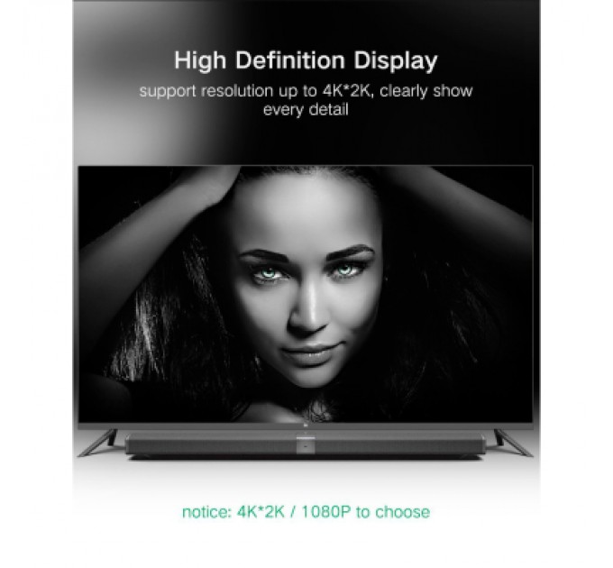 Ugreen Кабель мультимедійний miniDisplayPort M to HDMI M 1.5m MD101 4K black Ugreen (20848)