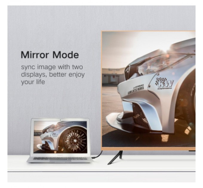 Ugreen Кабель мультимедійний miniDisplayPort M to HDMI M 1.5m MD101 4K black Ugreen (20848)