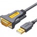 Ugreen Кабель для передачі даних USB to COM M 2.0m DB9 RS-232 CR104 black Ugreen (20222)