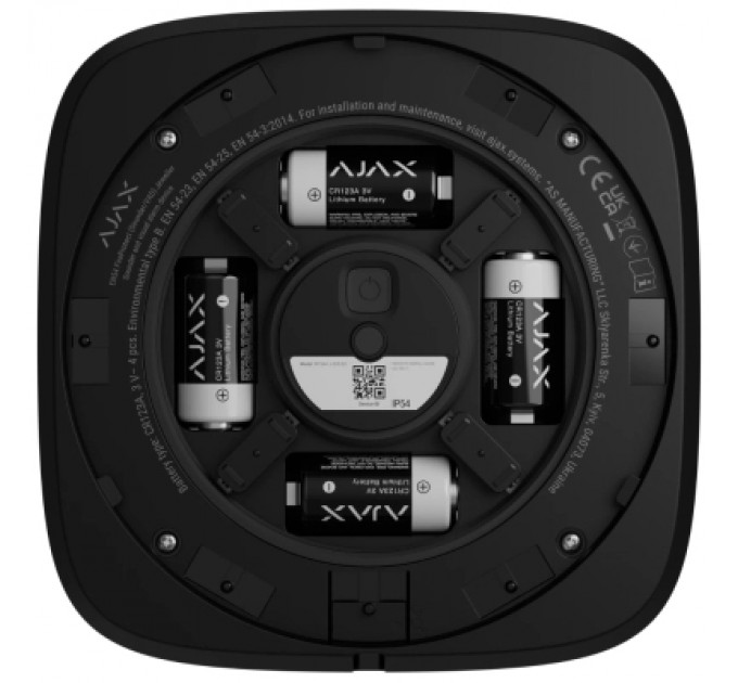 Ajax Сирена Ajax EN54 FireProtect Sounder black