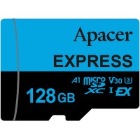Карта пам'яті Apacer 128GB microSDXC class 10 UHS-I U3 V30 A1 Express (AP128GMCEXG3X17-RA)