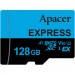 Apacer Карта пам'яті Apacer 128GB microSDXC class 10 UHS-I U3 V30 A1 Express (AP128GMCEXG3X17-RA)