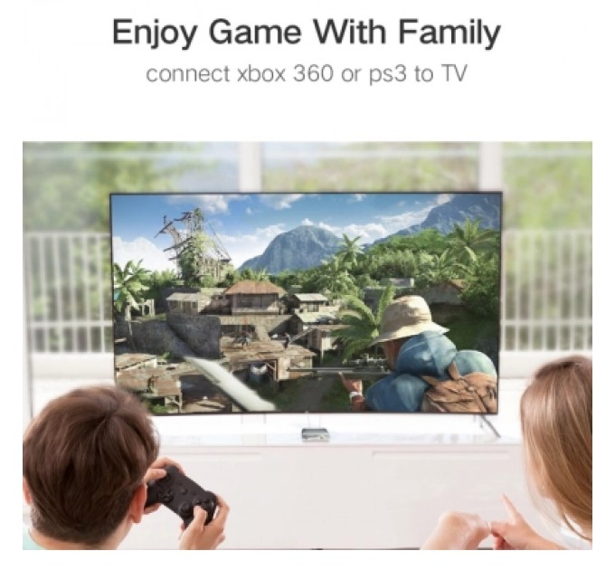 Ugreen Кабель мультимедійний HDMI M to HDMI M 1.0m 90° corner HD103 black Ugreen (10172)