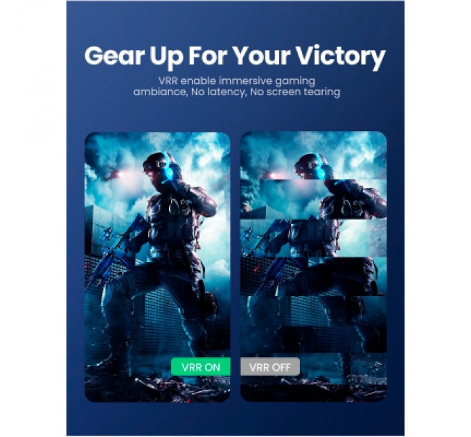 Ugreen Кабель мультимедійний HDMI M to HDMI M 1.5m braided HD140 black Ugreen (80402)