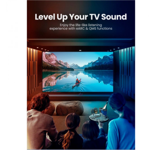 Ugreen Кабель мультимедійний HDMI M to HDMI M 1.5m braided HD140 black Ugreen (80402)