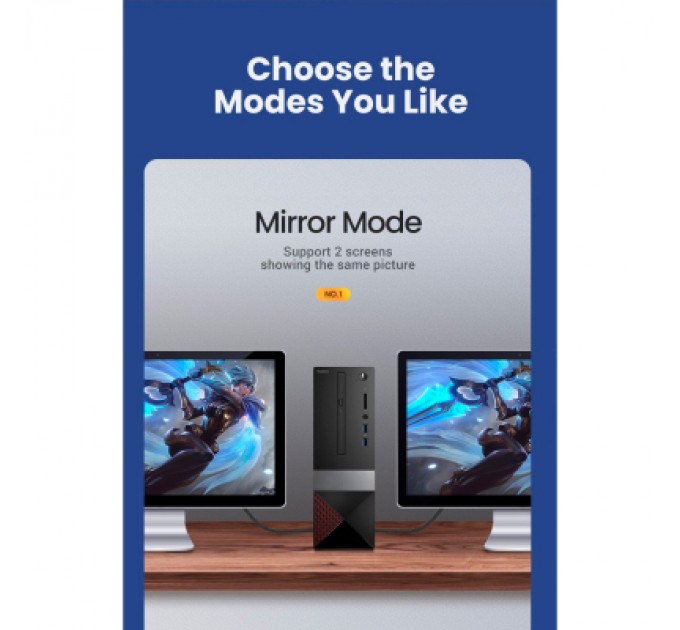 Ugreen Кабель мультимедійний HDMI M to HDMI M 1.5m braided HD140 black Ugreen (80402)