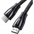 Ugreen Кабель мультимедійний HDMI M to HDMI M 2.0m braided HD140 black Ugreen (80403)