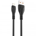 XO Дата кабель USB 2.0 AM to Lightning 1.0m 6A NB185 black XO (6920680879236)
