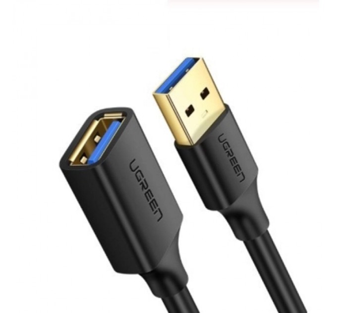 Ugreen Дата кабель USB 3.0 AM/AF 1.5m US129 black Ugreen (30126)