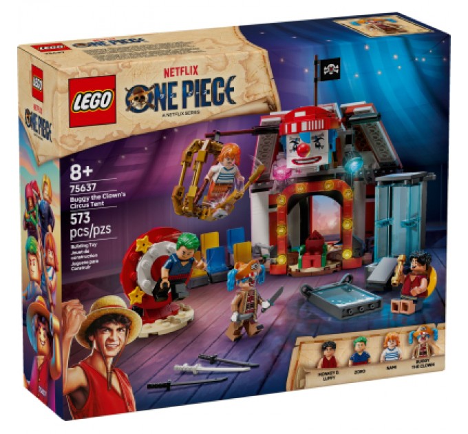 LEGO Конструктор LEGO One Piece Цирковий намет клоуна Баґґі (75637-)