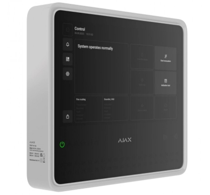 Ajax Модуль управління розумним будинком Ajax EN54 Fire Hub white