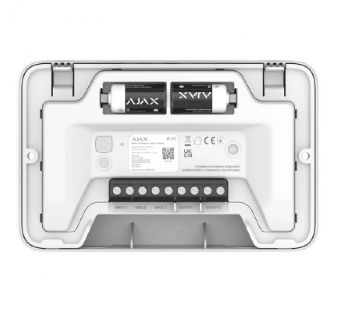 Ajax Модуль управління розумним будинком Ajax EN54 I/O Module (2X2) white