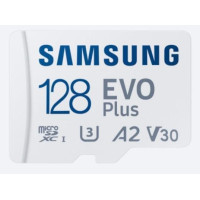 Карта пам'яті Samsung 128GB microSD class 10 UHS-I U3 V30 A2 EVO Plus (MB-MC128SA/EU)