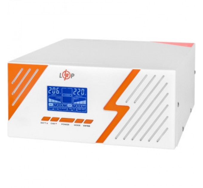 LogicPower Пристрій безперебійного живлення LogicPower LPM - PSW-1500VA, 1050W, White (22755)