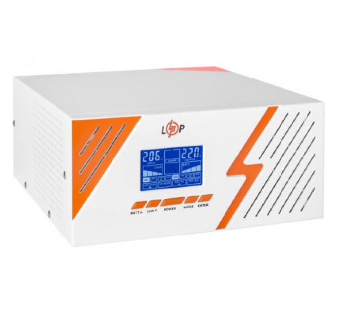 LogicPower Пристрій безперебійного живлення LogicPower LPM - PSW-1500VA, 1050W, White (22755)