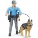Bruder Фігурка Bruder Фігурка поліцейського з собакою (62150)
