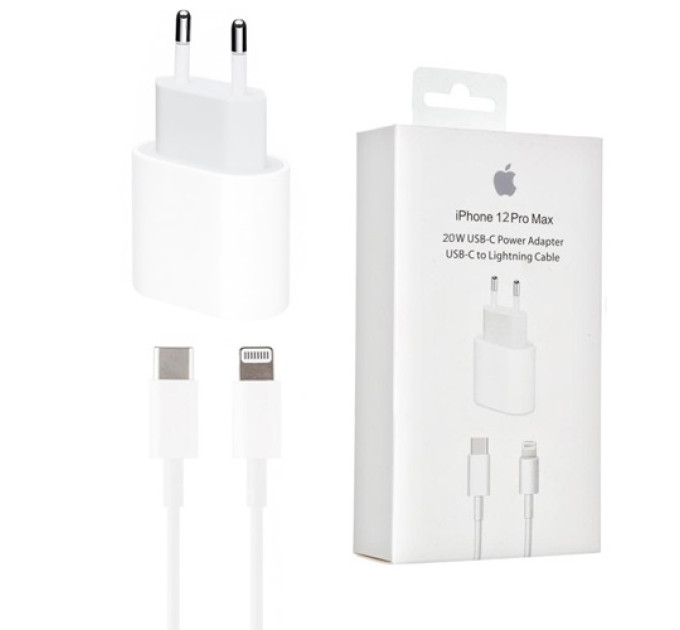 Noname Зарядний пристрій 20Вт USB-C Power Adapter (S17199) + кабель Lightning