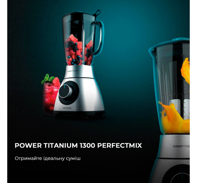 Cecotec Блендер Cecotec Power Titanium 2000MAX PerfectMix Black CCTC-04140 (8435484041409)