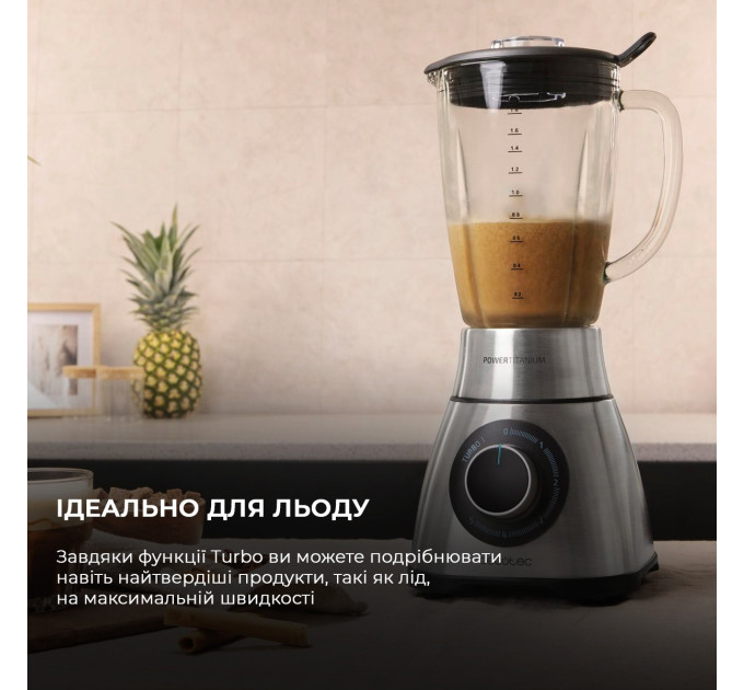Cecotec Блендер Cecotec Power Titanium 2000MAX PerfectMix Black CCTC-04140 (8435484041409)