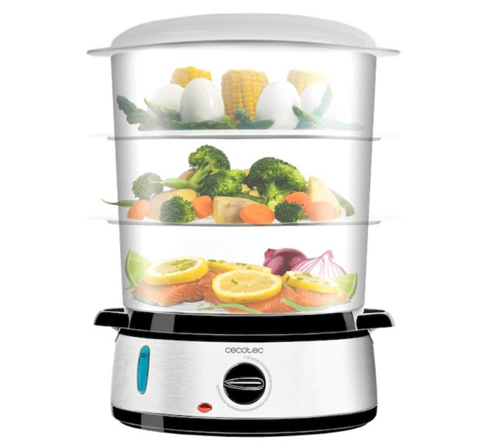 Cecotec Пароварка Cecotec Vapovita 3000 Inox CCTC-04109 (8435484041096)