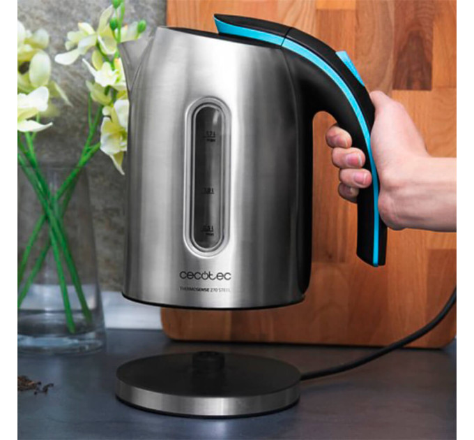 Cecotec Електрочайник Cecotec ThermoSense 270 Steel CCTC-01514 (8435484015141)