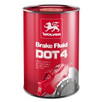 Гальмівна рідина Wolver DOT 4 1л