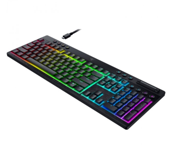 Razer Клавіатура Razer BlackWidow V4 Low-Profile Wireless/Bluetooth/USB Yellow switch UA Black (RZ03-05271500-R3M1)