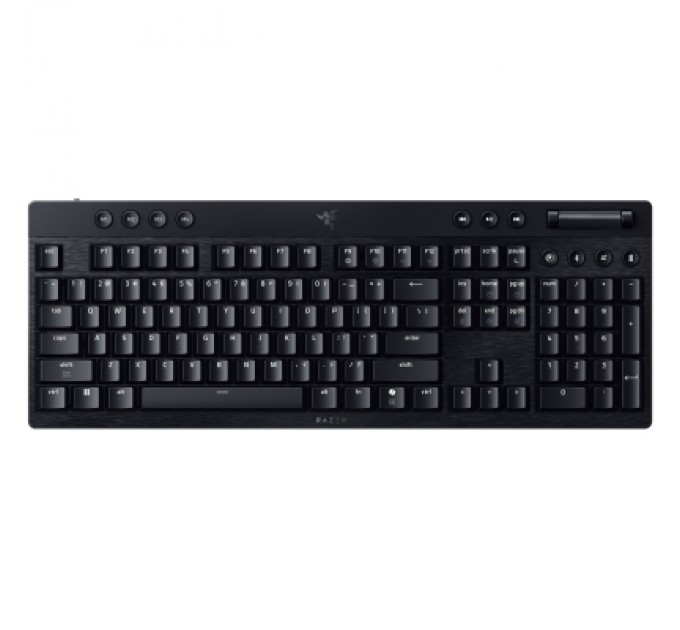 Razer Клавіатура Razer BlackWidow V4 Low-Profile Wireless/Bluetooth/USB Yellow switch UA Black (RZ03-05271500-R3M1)