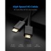 Ugreen Кабель мультимедійний HDMI M to HDMI M 10.0m HD104 black Ugreen (10110)