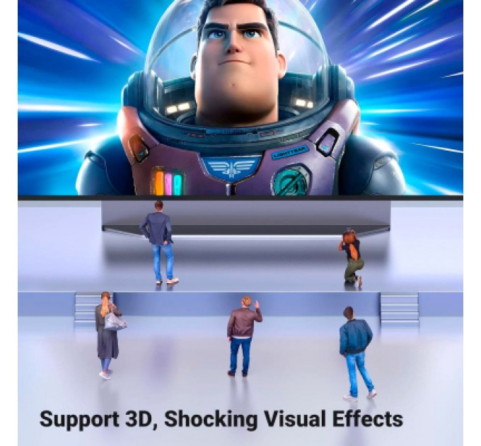 Ugreen Кабель мультимедійний HDMI M to HDMI micro M 1.0m V2.1 8K60Hz HD164 black Ugreen (15516)