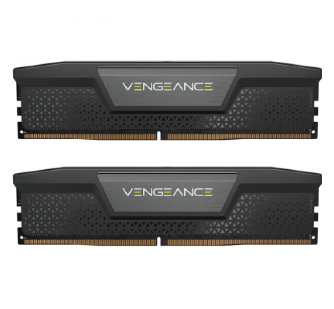 Corsair Модуль пам'яті для комп'ютера DDR5 96GB (2x48GB) 6800 MHz Vengeance XMP Black Corsair (CMK96GX5M2B6800C40)