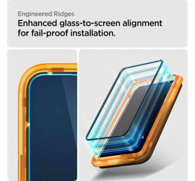 Spigen Скло захисне Spigen Apple Iphone 14 Pro Max Glas tR Align Master FC (2 Pack), Blac (AGL05204)