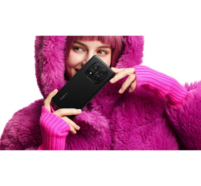 Xiaomi_ Смартфон Xiaomi Redmi Note 14 Pro 5G 8/256GB Midnight Black; 6.67" (2712x1220) AMOLED / MediaTek Dimensity 7300 Ultra / ОЗУ 8 ГБ / 256 ГБ встроенной / камера 200+8+2 Мп + 20 Мп / 5G / Bluetooth, Wi-Fi, NFC / GPS, A-GPS, GLONASS, Beidou, Galil