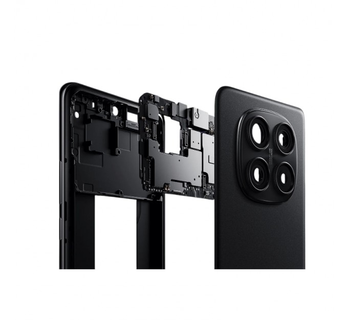 Xiaomi_ Смартфон Xiaomi Redmi Note 14 Pro 5G 8/256GB Midnight Black; 6.67" (2712x1220) AMOLED / MediaTek Dimensity 7300 Ultra / ОЗУ 8 ГБ / 256 ГБ встроенной / камера 200+8+2 Мп + 20 Мп / 5G / Bluetooth, Wi-Fi, NFC / GPS, A-GPS, GLONASS, Beidou, Galil