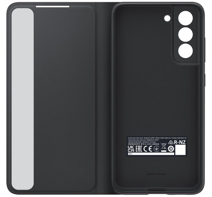 Samsung Чохол-книжка Samsung Smart Clear View Cover для Samsung Galaxy S21 FE SM-G990 Dark Gray (EF-ZG990CBEGRU)