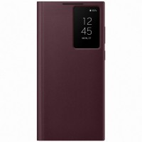Чохол-книжка Samsung Smart Clear View Cover для Samsung Galaxy S22 Ultra SM-S908 Burgundy (EF-ZS908CEEGRU)