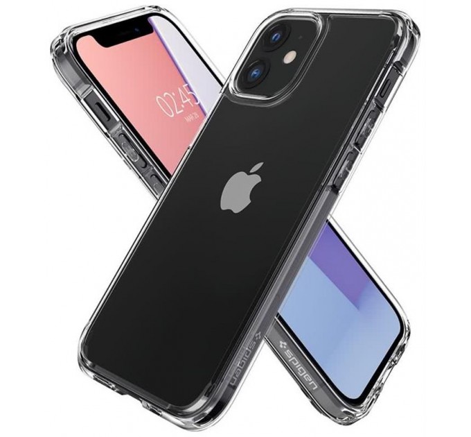 Spigen Чохол-накладка Spigen Crystal Hybrid для Apple iPhone 12 Mini Crystal Clear (ACS01542)