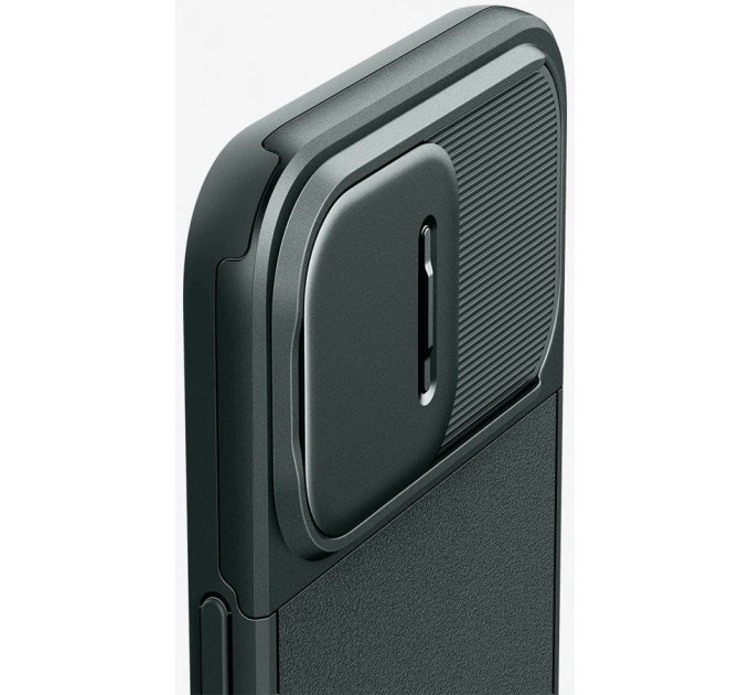 Spigen Чохол-накладка Spigen Optik Armor MagFit для Apple iPhone 15 Pro Max Abyss Green (ACS06600)
