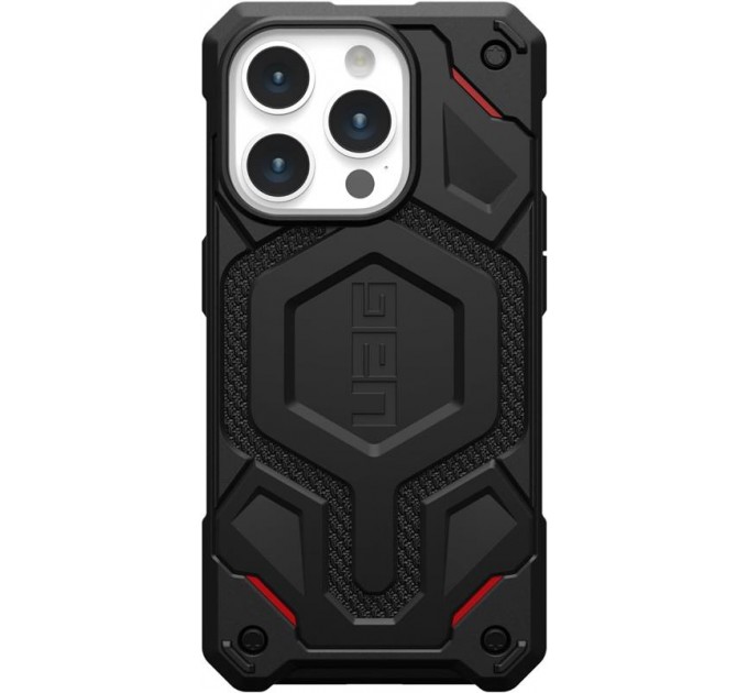 Urban Armor Gear Чохол-накладка Urban Armor Gear Monarch Pro Magsafe для Apple iPhone 15 Pro Kevlar Black (114221113940)