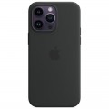 Apple Чохол-накладка Apple Silicone Case with MagSafe для Apple iPhone 14 Pro Max Midnight (MPTP3)